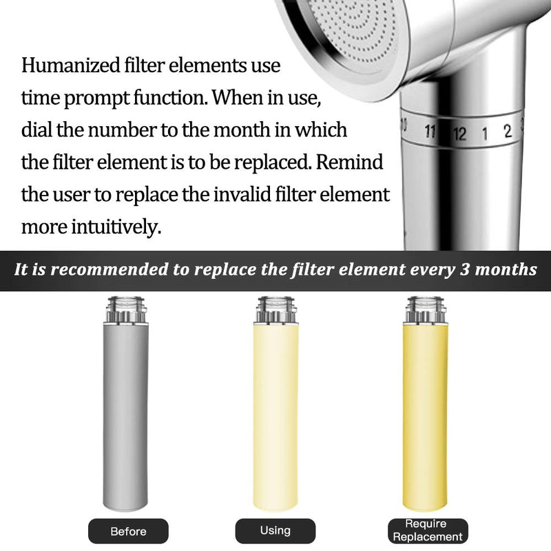 1-Setting Filtered Shower Head